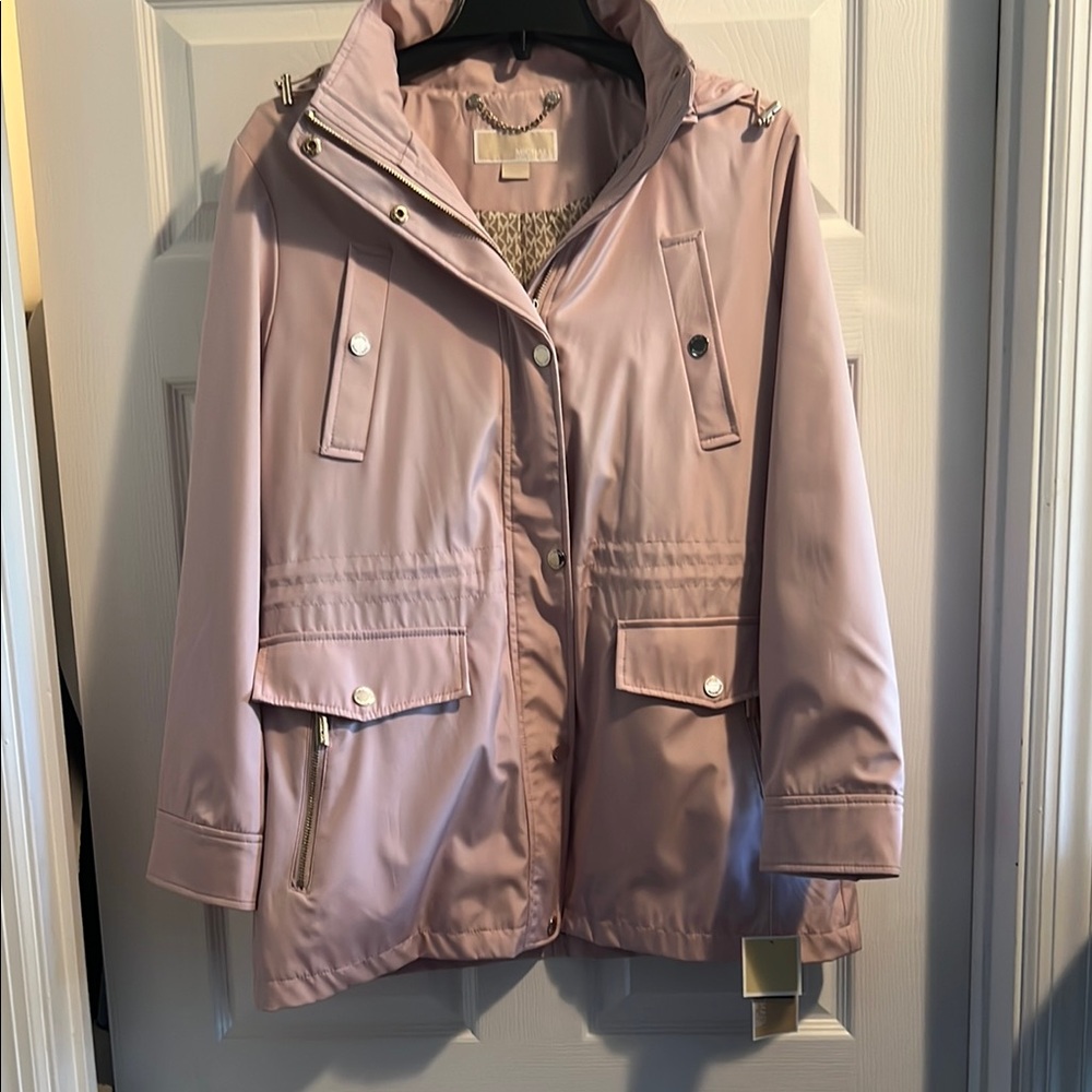 Michael Kors Light Pink Utility Jacket